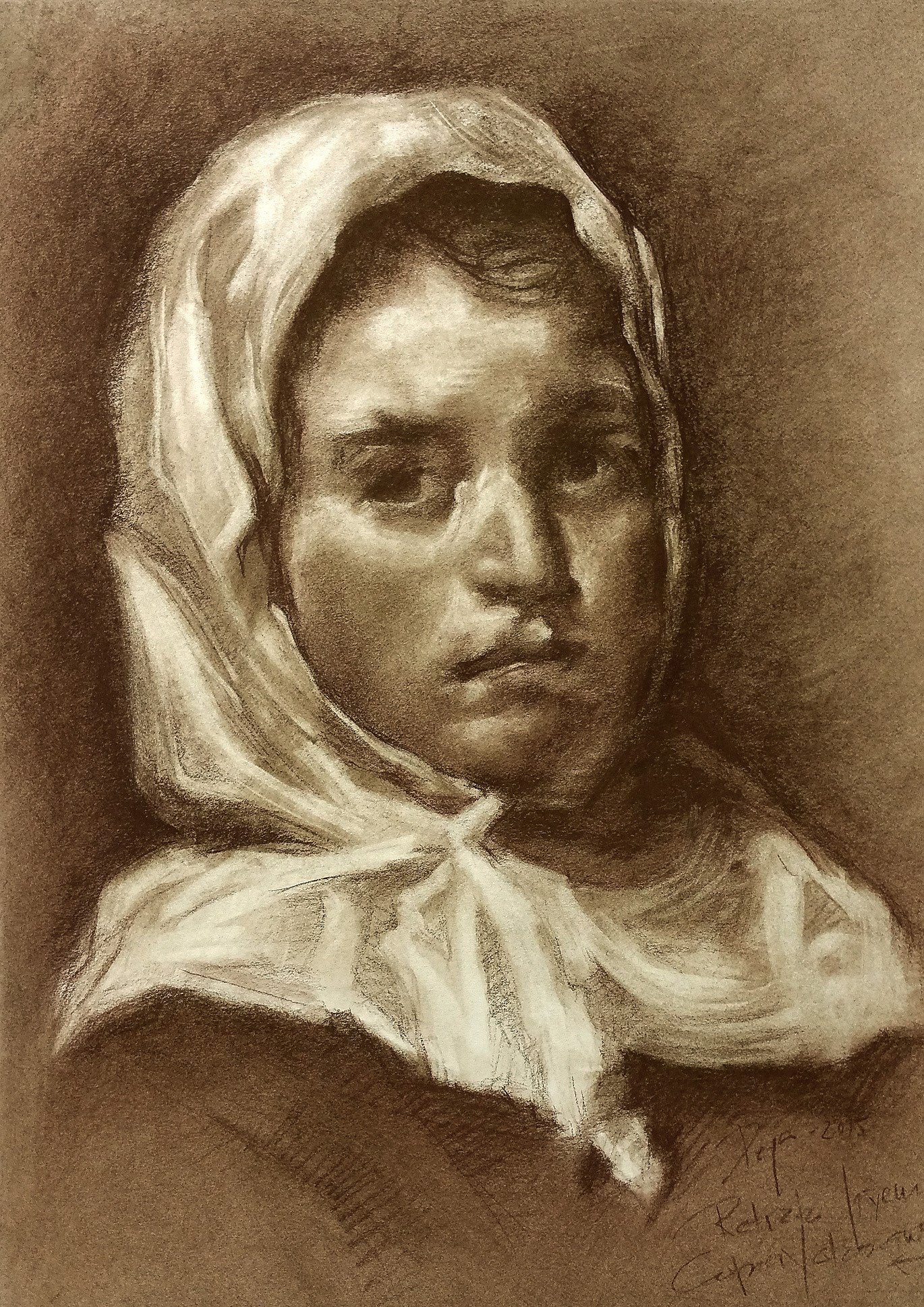 Retrato de una joven (copia de Velázquez