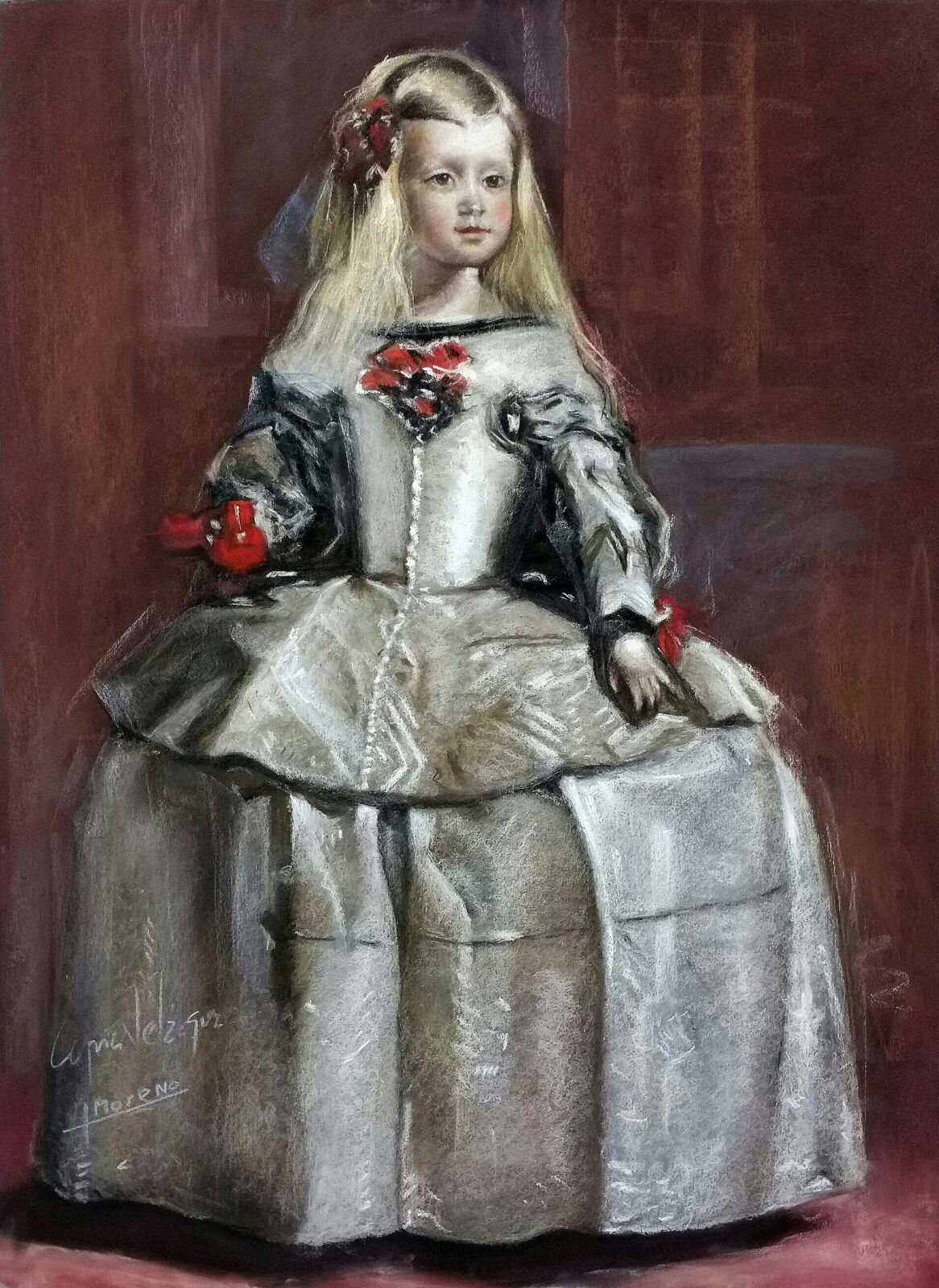Menina, copia de Velázquez