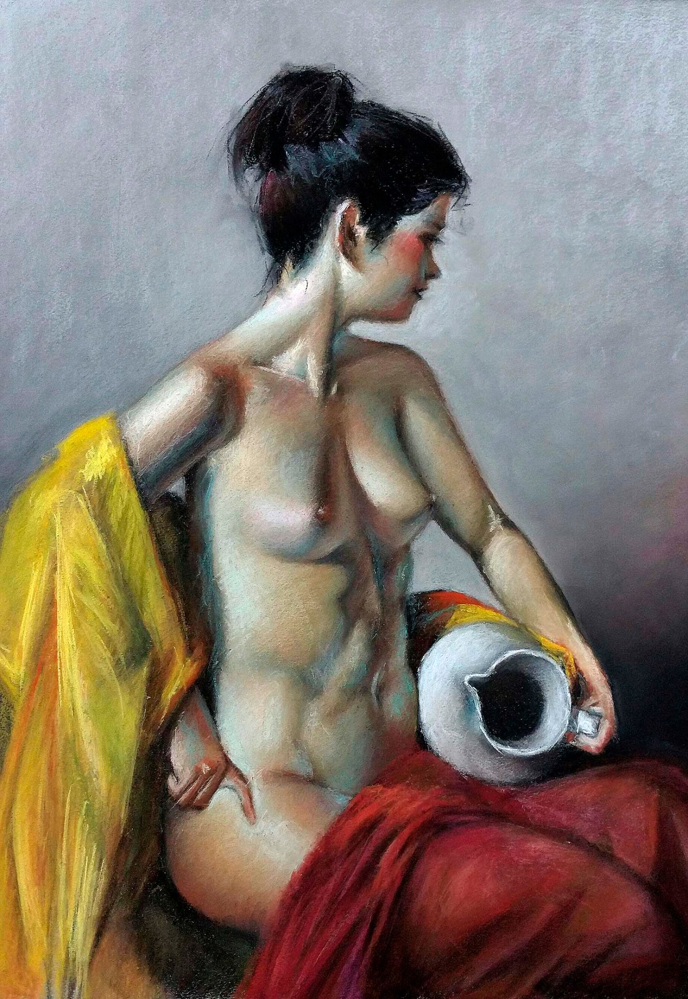 Desnudo, copia de Felipe Santamans
