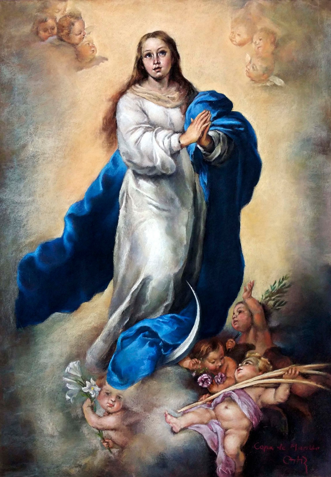 Inmaculada del Escorial. Copia de Murillo