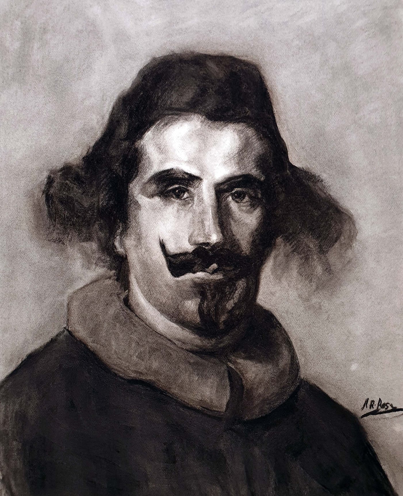 Hombre joven, copia de Velázquez