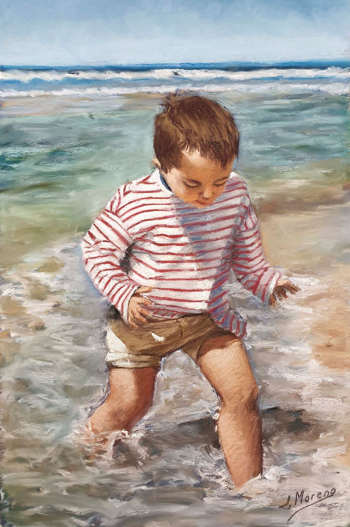 Niño en la playa