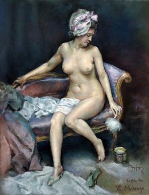 Después del baño, copia de Raimundo Madrazo.